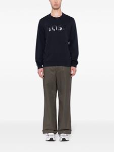 BOSS Katoenen sweater - Blauw