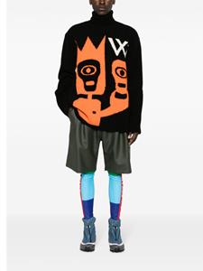 waltervanbeirendonck Walter Van Beirendonck Intarsia trui - Zwart