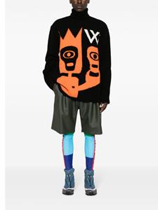 Walter Van Beirendonck Intarsia trui - Zwart