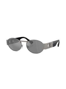 versaceeyewear Versace Eyewear Zonnebril met ovalen montuur en Medusa-patroon - Grijs