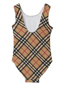 burberrykids Burberry Kids Badpak met ronde hals - Beige