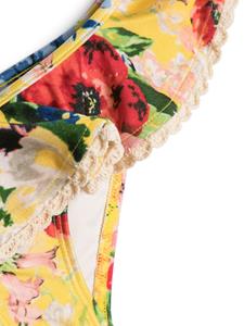 zimmermannkids ZIMMERMANN Kids Bikini met bloemenprint - Geel