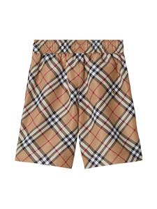 burberrykids Burberry Kids Shorts met trekkoordtaille - Bruin