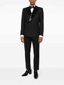 dolce&gabbana Dolce & Gabbana Slim-fit pantalon - Zwart