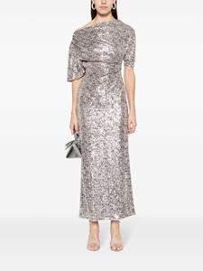 DVF Diane von Furstenberg Wittrock sequin-embellished dress - Zilver