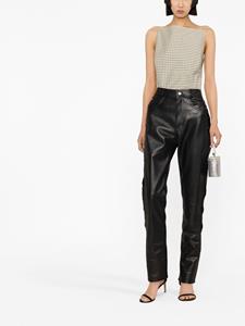 Leren broek - Zwart