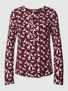 Montego Blouseshirt met all-over motief