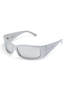dolce&gabbanaeyewear Dolce & Gabbana Eyewear Re-Edition zonnebril met rechthoekig montuur - Zilver