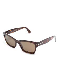 tomfordeyewear TOM FORD Eyewear Zonnebril met vierkant montuur - Bruin