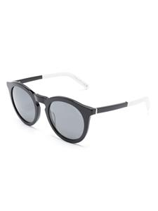 monclereyewear Moncler Eyewear Odeonn zonnebril met rond montuur - Zwart