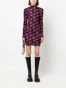 Just Cavalli Mini-jurk met jacquard - Zwart