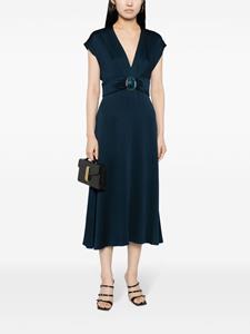 silviatcherassi Silvia Tcherassi Midi-jurk met edelstenen - Blauw