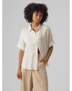 Vero Moda Kurzarmbluse VMKATRINE S/S OVERSIZED SHIRT WVN NOOS