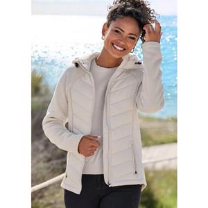 Vivance Gewatteerde jas met tricot-fleece-mouwen