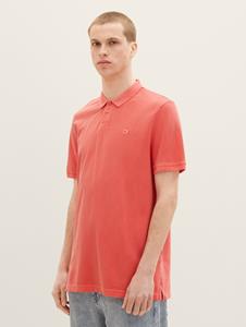 TOM TAILOR Denim Poloshirt, Einschnitte an der Seite