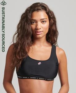 Superdry Female Gerecyclede Micro-elastische Bikinitop Zwart