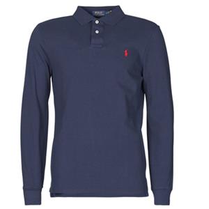 Polo Shirt Lange Mouw Polo Ralph Lauren POLO AJUSTE DROIT EN COTON BASIC MESH LOGO PONY PLAYER