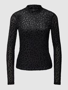 ONLY Langarmshirt "ONLNORA L/S MESH TOP JRS"
