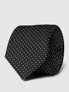 HUGO Zijden stropdas met all-over motief, model 'Tie'