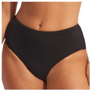 Seafolly - Women's Sea Dive Wide Side Retro - Bikinibroekje, zwart