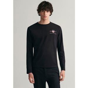 Gant Langarmshirt "REG MEDIUM ARCHIVE SHIELD LS T", mit Print auf der Brust
