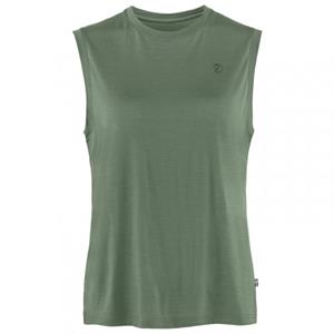 Fjällräven  Women's Abisko Wool Tank Top - Merinoshirt, olijfgroen