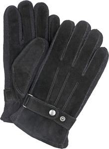 Handschoenen Suitable Suede Handschoen Zwart