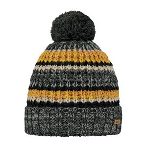 Barts Goser Beanie Kids Donkergrijs/Geel