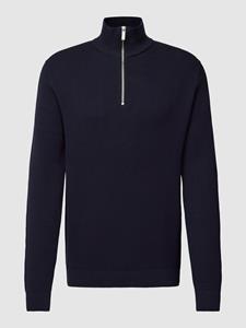 Selected Homme Geborduurde pullover met opstaande kraag