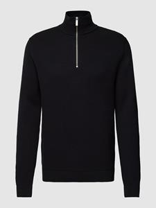 Selected Homme Geborduurde pullover met opstaande kraag