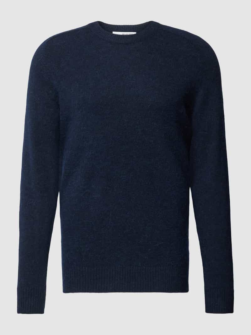 Selected Homme Gebreide pullover met ribboorden, model 'RAI'