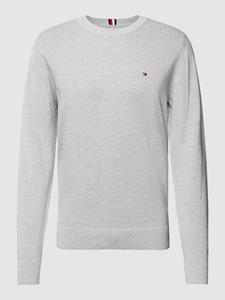 Tommy Hilfiger Gebreide pullover met labelstitching, model 'CHAIN'