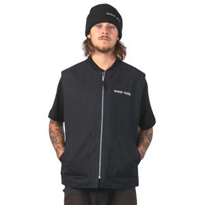 Beyond Medals Baekkel Canvas Vest Black