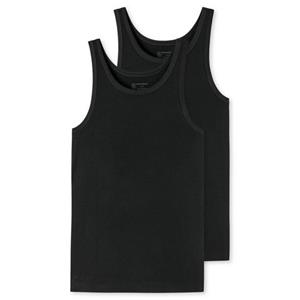 Schiesser - 95-5 - Shirt 0/0 - 2-pack - zwart