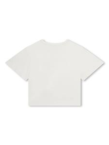 Chloé Kids T-shirt met geborduurd logo - Wit