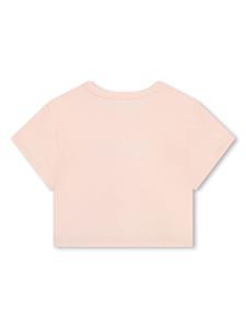 chloékids Chloé Kids T-shirt met geborduurd logo - Roze