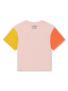 kenzokids Kenzo Kids logo-print organic cotton T-shirt - Roze