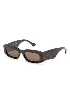 guccieyewear Gucci Eyewear Bril met schildpadschild-design - Bruin