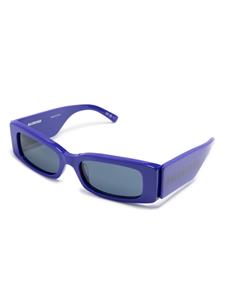 Balenciaga Eyewear Zonnebril met logoprint - Blauw