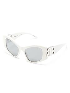 balenciagaeyewear Balenciaga Eyewear Dynasty zonnebril met D-montuur - Wit