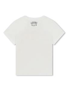 Kenzo Kids T-shirt met logoprint - Wit