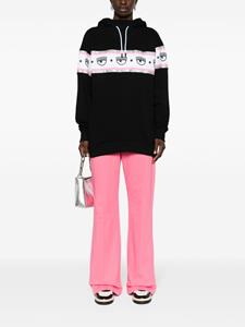 chiaraferragni Chiara Ferragni Hoodie met reliëf - Zwart