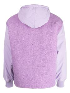 CHOCOOLATE Fleece hoodie met trekkoord - Paars
