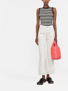 stellamccartney Stella McCartney Broek met logo - Beige