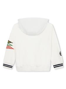 kenzokids Kenzo Kids Hoodie met logopatch - Wit