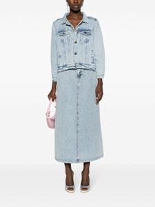 anaradu Ana Radu Mini-rok verfraaid met kristallen - Blauw