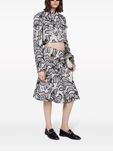 stellamccartney Stella McCartney Rok met jacquard - Grijs