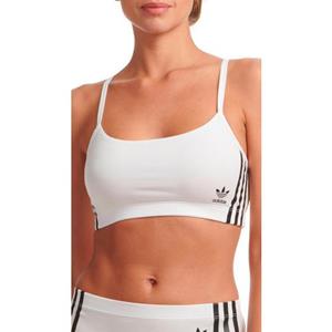 adidas Originals Beugelloze-bh Comfort Flex Cotton met kenmerkend 3-strepen ontwerp
