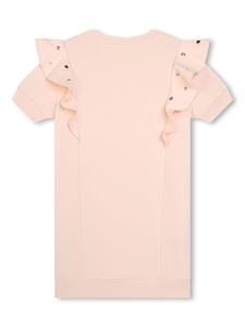 chloékids Chloé Kids Jurk met geborduurd logo - Roze