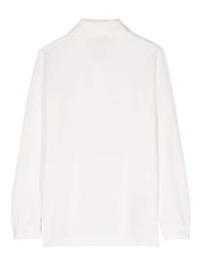 Polotop met lange mouwen - Wit